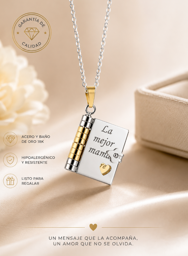 Collar Libro Día de la Madre - Edición Limitada