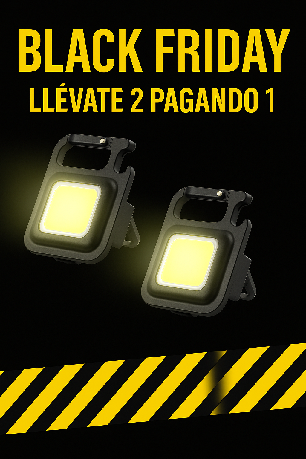 Black Friday: Compra 1 Linterna Llavero 6 en 1 y Llévate Otra GRATIS