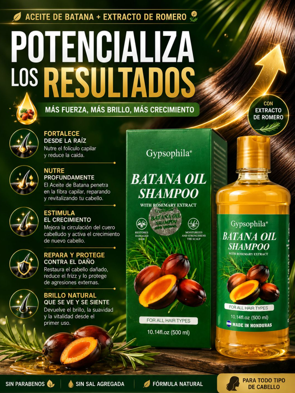 Shampoo Fortalecedor de Batana y Romero