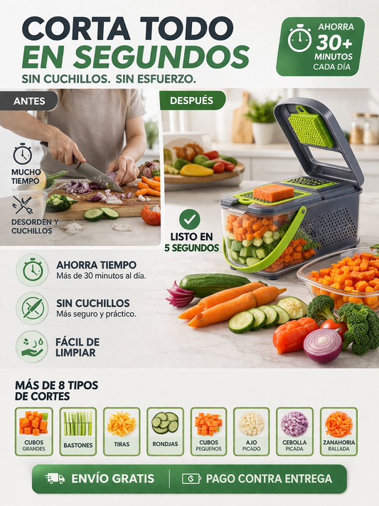 CortaFácil 22 en 1 | Corta verduras sin esfuerzo